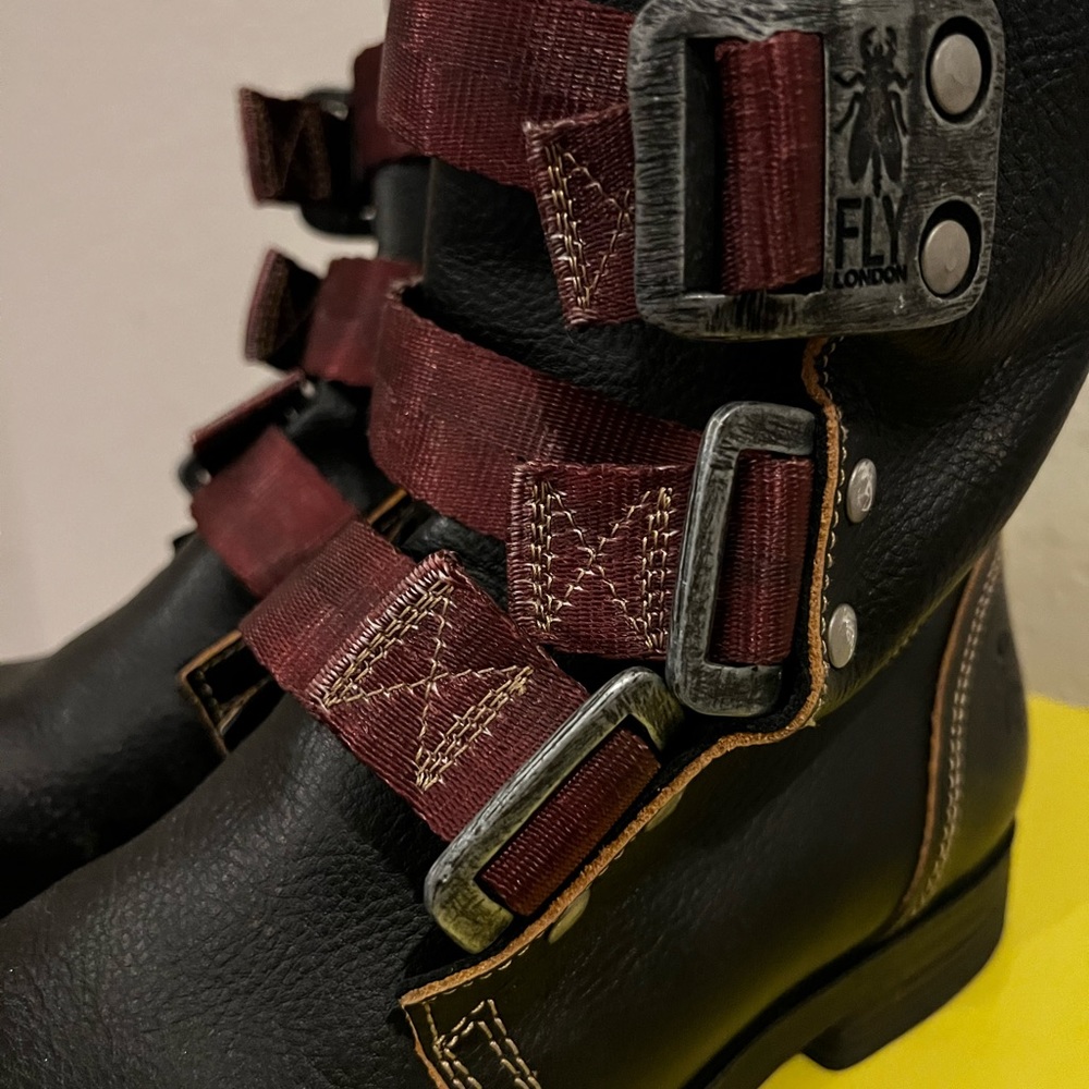 Fly London Women’s Stif Combat Boots, EU 39